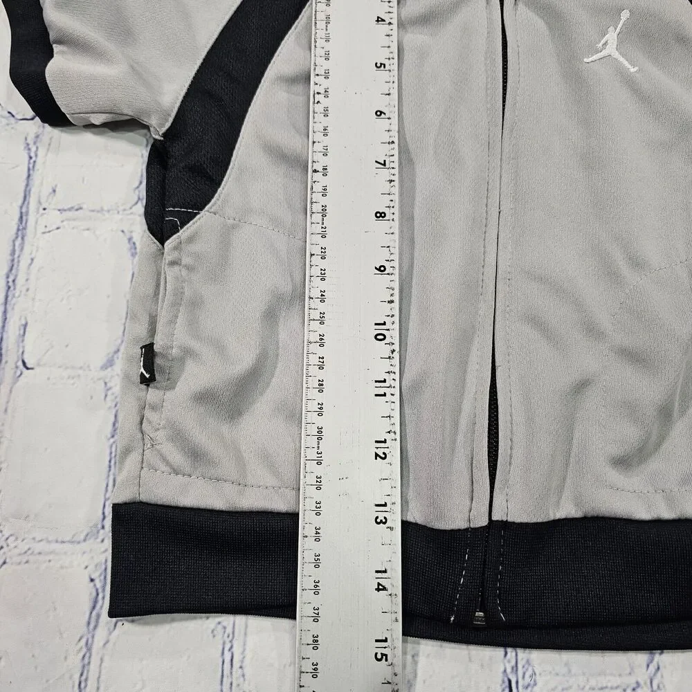 Nike Jordan Boys Grey Black Jacket Air Y2K TODDLER SIZE 24 MONTHS